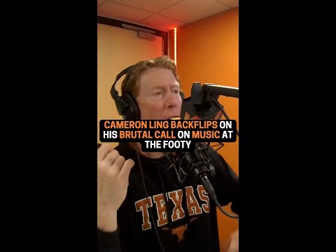 Lingy has backflipped on his hatred of music at the footy thanks to Shannon Neale's mum