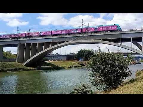 Ponte do Ramal de Jurubatuba da antiga Sorocabana atual Linha 9 do Trem Metropolitano em 12/08/2025.