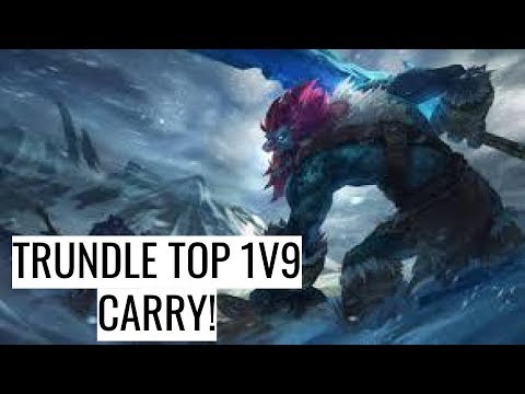 TRUNDLE TOP GAMEPLAY (League of Legends Highlights)