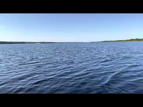 1947 Stinson 108-2 Float Plane Takeoff