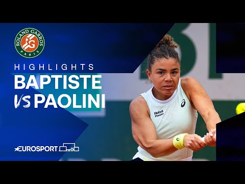 Hailey Baptiste vs Jasmine Paolini | Round 2 | French Open 2024 Highlights 🇫🇷