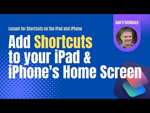 Add Shortcuts to the iPad or iPhone Home Screen
