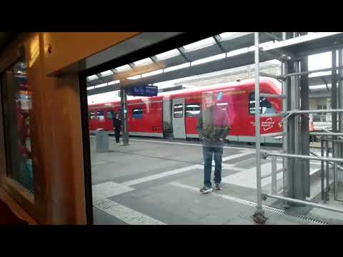 Bahnhof Hof Hbf(Teil1) - mit RV  in Hof, Bayern am 08.04.2023.