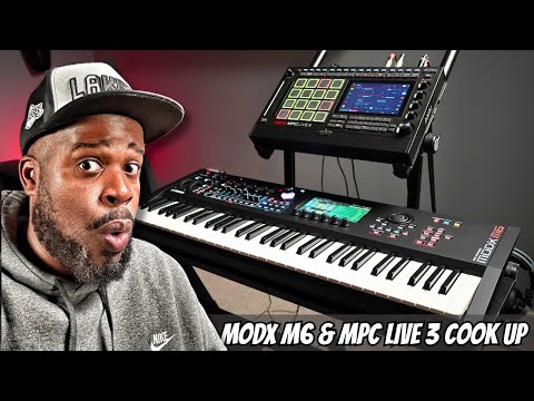 Made Crazy Beat with the New Yamaha MODX M6 & Akai MPC Live 3🔥