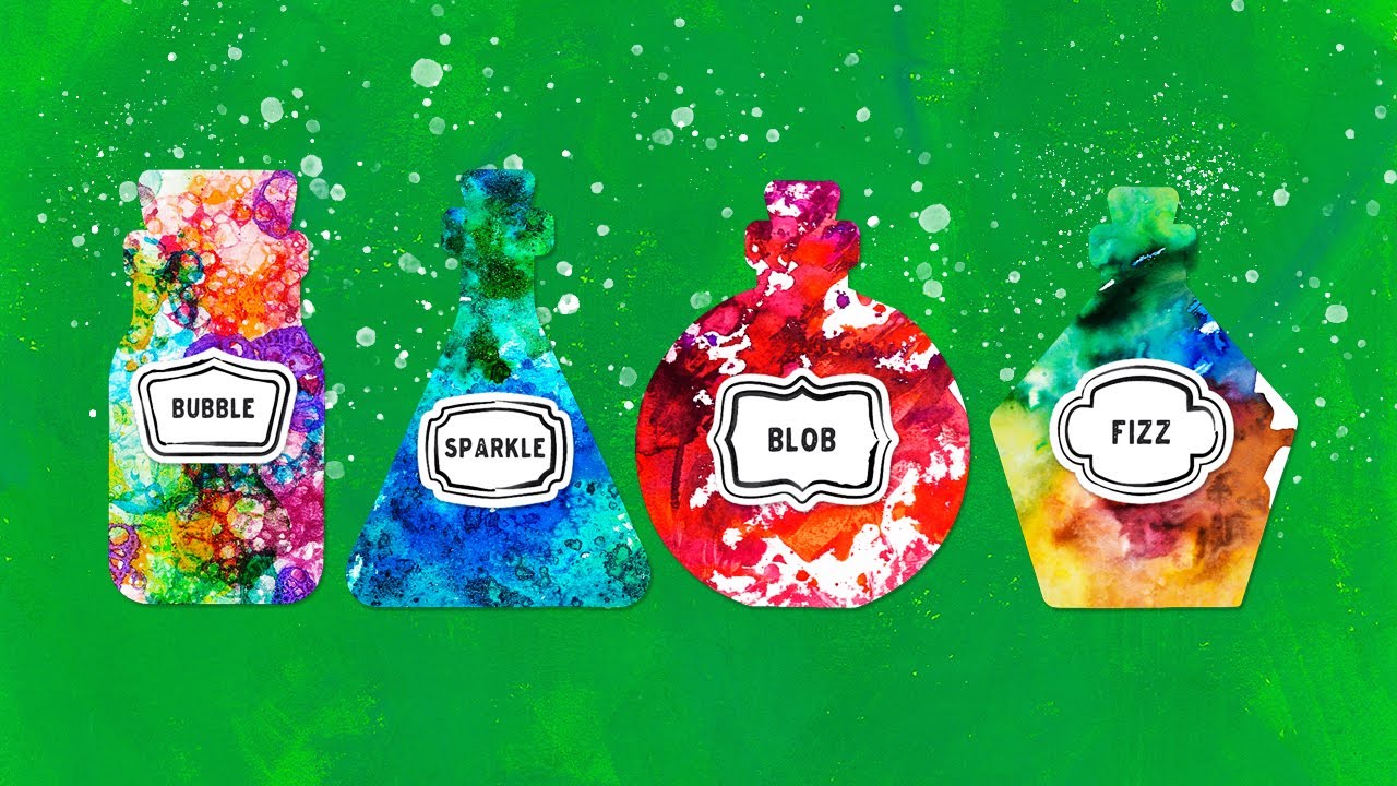 Paint Potions Process Art for Kids