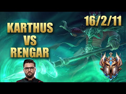 MG Maxlore Karthus Jungle Vs Rengar - KR Challenger Match Summary Patch 9.20