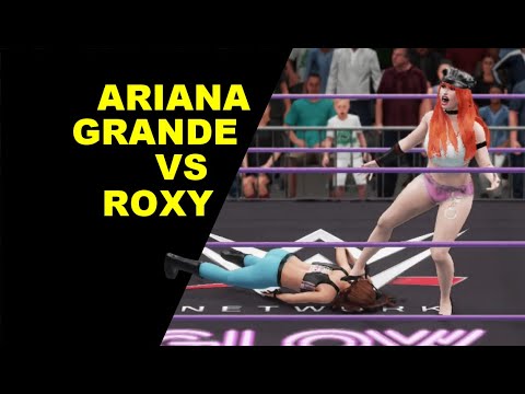 WWE 2K18 Ariana Grande vs Roxy - Extreme KO
