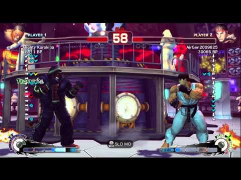 Air [Ryu] vs Might Kurokiba [DeeJay] SSF4 Ranked Matches - Xbox Live