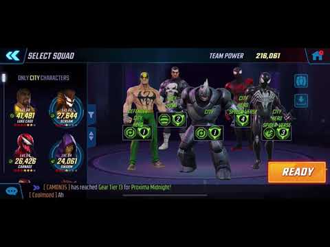 Gold challenge tier 10 and tier 11 marvel strike force