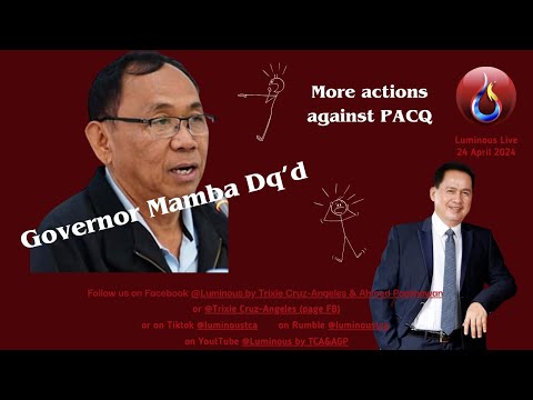 Mamba DQ'd by COMELEC + PACQ licenses