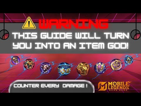 The Greatest Item Guide in Mobile Legends History | Part 1 | Defense Items | Build like a pro