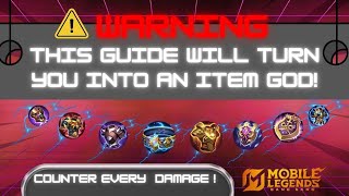 The Greatest Item Guide in Mobile Legends History | Part 1 | Defense Items | Build like a pro
