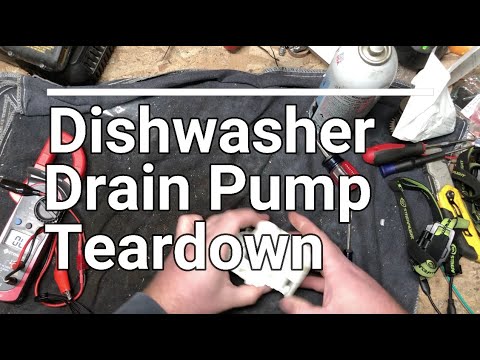 Frigidaire Dishwasher Drain Pump Teardown