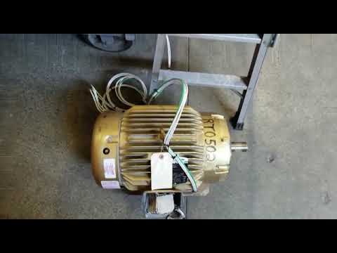 Test run of the BENSHAW Drive Unit MN: RSI125S46D