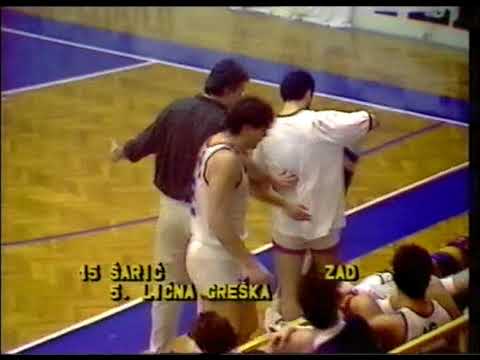 1989. - Zadar - Zadar - Partizan 84-88 - Kup Radivoja Koraca - II mec - Zadnji minuti