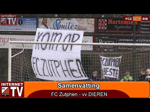 Samenvatting FC Zutphen - vv Dieren (1-1)