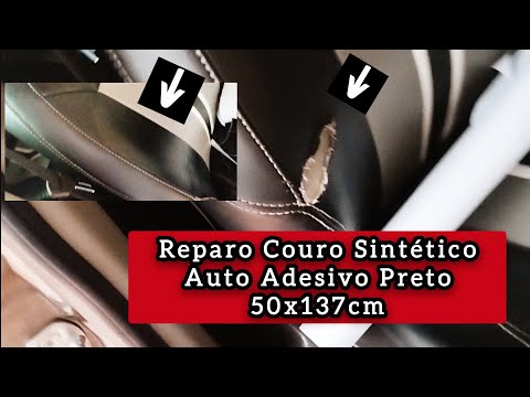 , title : 'Reparo Couro Sintético Auto Adesivo Preto 50x137cm do MERCADO LIVRE'