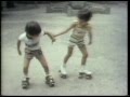 Classic Sesame Street Rollerskating On Film