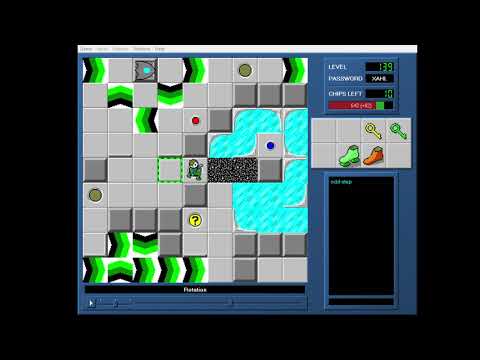 CCLP3 level 139 solution - 560 seconds