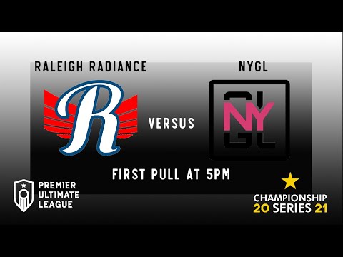 #2021PULChampSeries - East - New York Gridlock Ultimate v. Raleigh Radiance 5:20PM