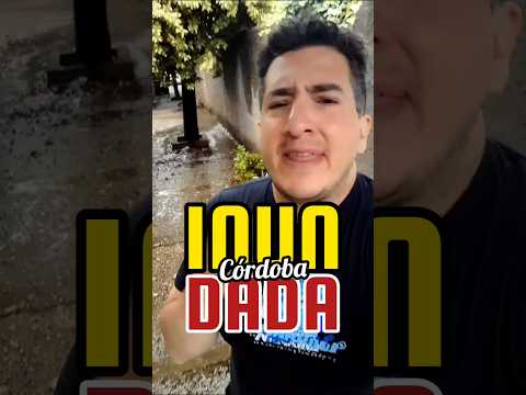 CÓRDOBA INUNDADA ☔️ Cualquier lluvia convierte las calles en ríos. Gracias, Llaryora y Passerini.