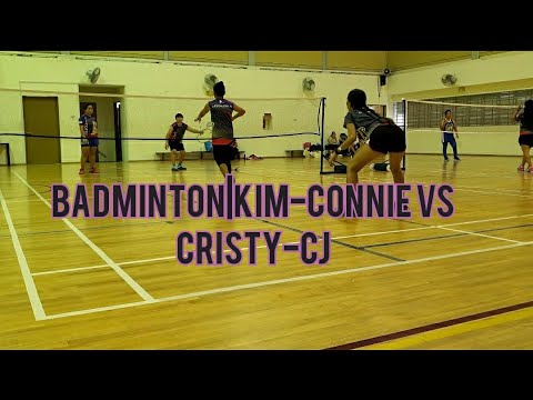 Badminton Women's Double Kim-Connie vs Cristy-Cj|@REDCJVLogag