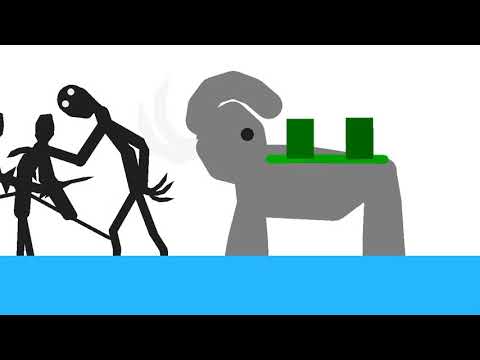 zunisha vs sea behemoths vs Florian triangle stick animation one piece