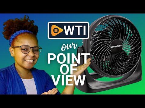 Amazon Basics 11-Inch Air Circulator Desk Fan with 90-Degree Tilt Head and 3 Speed Settings - WTI product video review