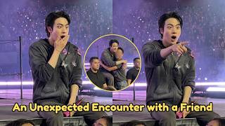 Download lagu SECONDS BEFORE Jin of BTS Recognized a Childhood Friend in the Middle of Thousands of Spectators mp3