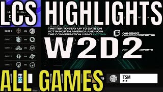 LCS Highlights ALL GAMES W2D2 Summer 2022 | Week 2 Day 2