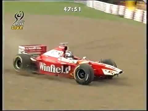 1998 F1 Argentine GP-FP2 - Heinz-Harald Frentzen rear-ended Esteban Tuero