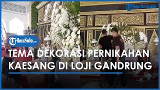 Berita Solo Hari Ini: Tema Dekorasi Pernikahan Kaesang Pangarep dan Erina Gudono di Loji Gandrung