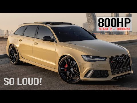 800HP/1000NM LOUD & INSANE AUDI RS6 PERFORMANCE STAGE 2 - LOUDEST RS6 IVE EVER HEARD! - In Detail