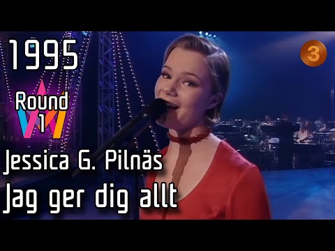 Melodifestivalen 1995 – 02a. Jag ger dig allt – Jessica G. Pilnäs