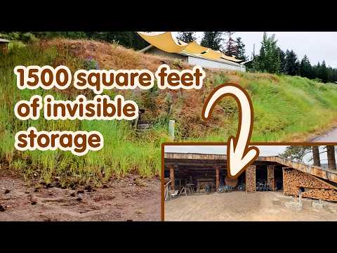 Discover 1500 Sq Ft of Concealed Storage in the Berm Shed