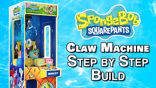 SpongeBob Claw Machine Step by Step Build - Costco Arcade 1Up
