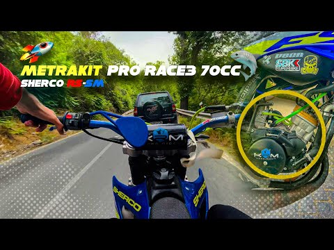 TESTE METRAKIT PRO RACE 70cc !!