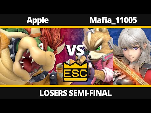 ESC 22 Losers Semi-Final - Apple (Bowser) Vs. Mafia_11005 (Fox, Byleth) - SSBU Local Tournament