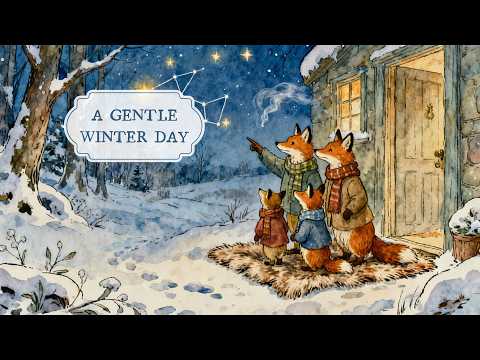 Warm Cups & Quiet Paths ❄ A Gentle Winter Day | Storybook Folk Music