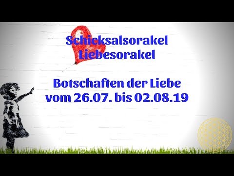 Liebesorakel vom 26.07. bis 02.08.2019 / Neumond Orakel für Juli und August
