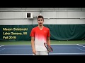 Mason Sniatynski Tennis Highlight Video