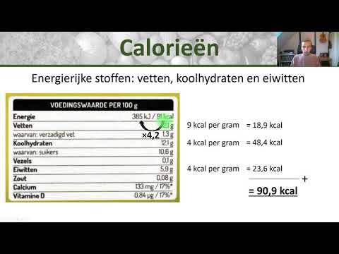 , title : 'Bio - Calorieën (of kJ) uit energierijke stoffen - Voedsel #1'