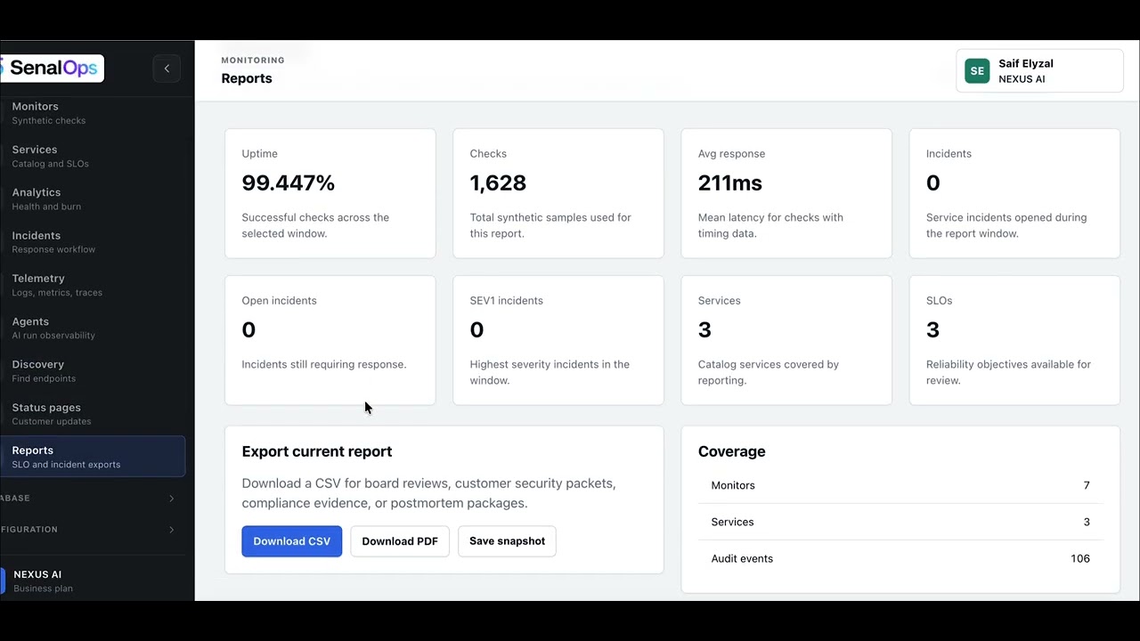 Simple Uptime tutorial