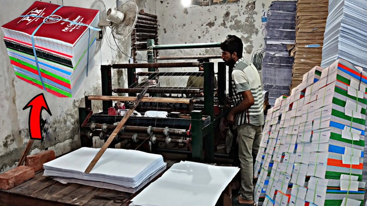 Manufacturing Writing Copy | Amazing Process of Making Copy and Register | Notebook  Manufacturing