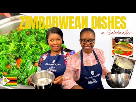 Saladmaster Cooking with Zimbabwean Influence | Sadza | Okra | Greens | Neolife Cooking Club