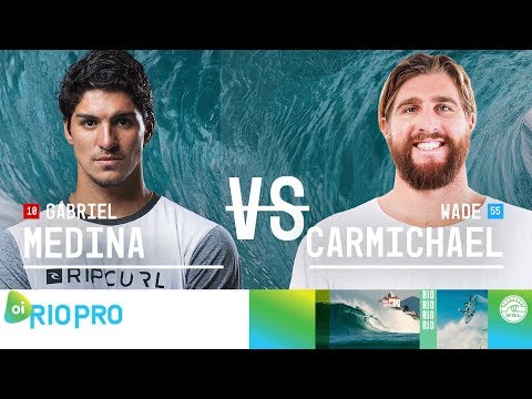 Gabriel Medina vs. Wade Carmichael - Quarterfinals, Heat 3 - Oi Rio Pro 2018