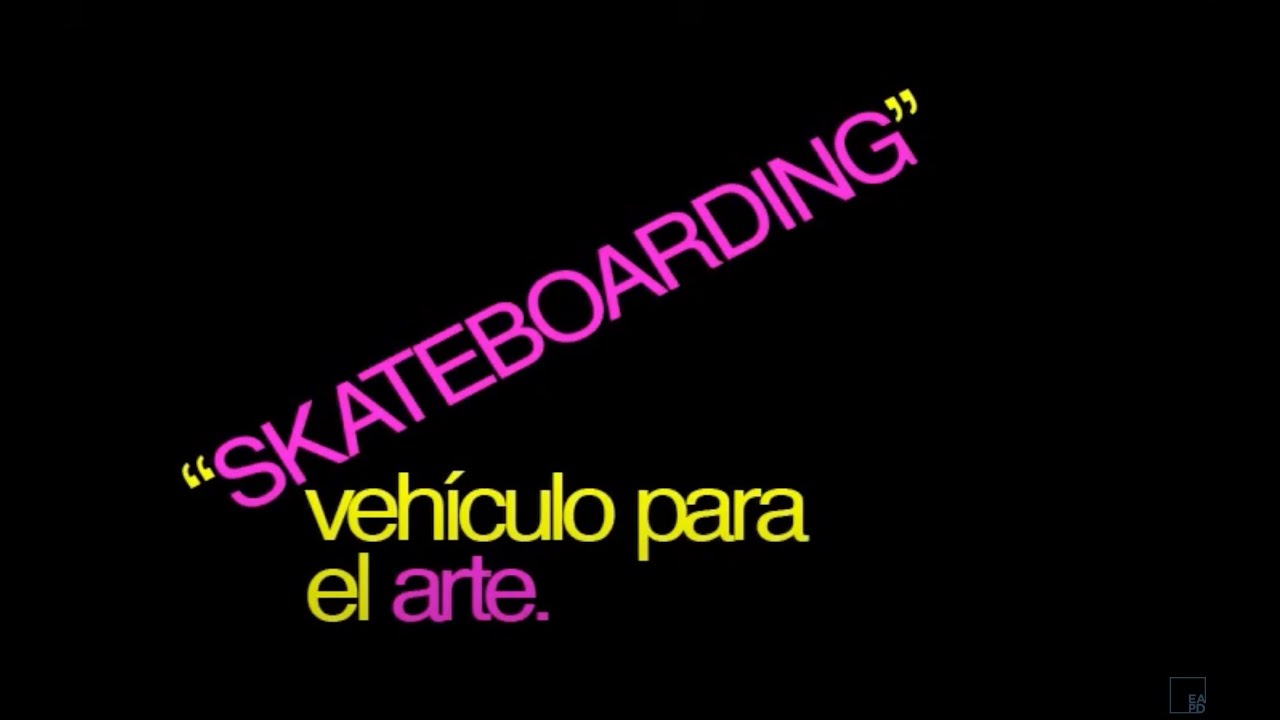"Skateboarding" Vehículo para el arte - Ahmed Albizu