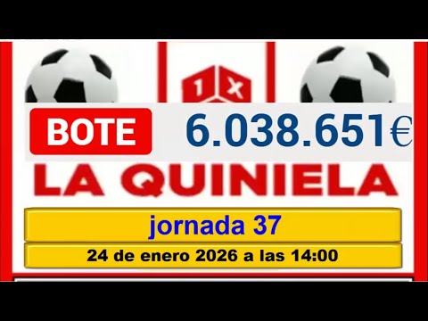 La Quiniela predictions for matchday 37_January 24, 2026