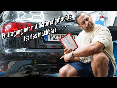 Registration with a material assessment? Is that possible these days? What's important? The Expla...