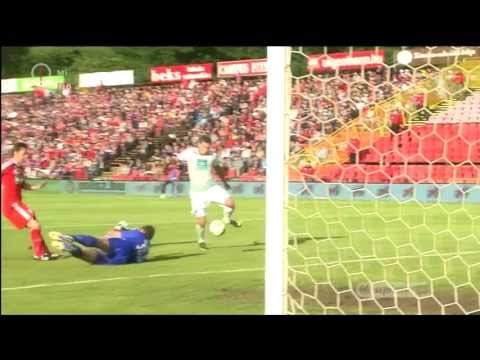 Milan Peric gólja a DVSC-TEVA - Ferencvárosi TC meccsen